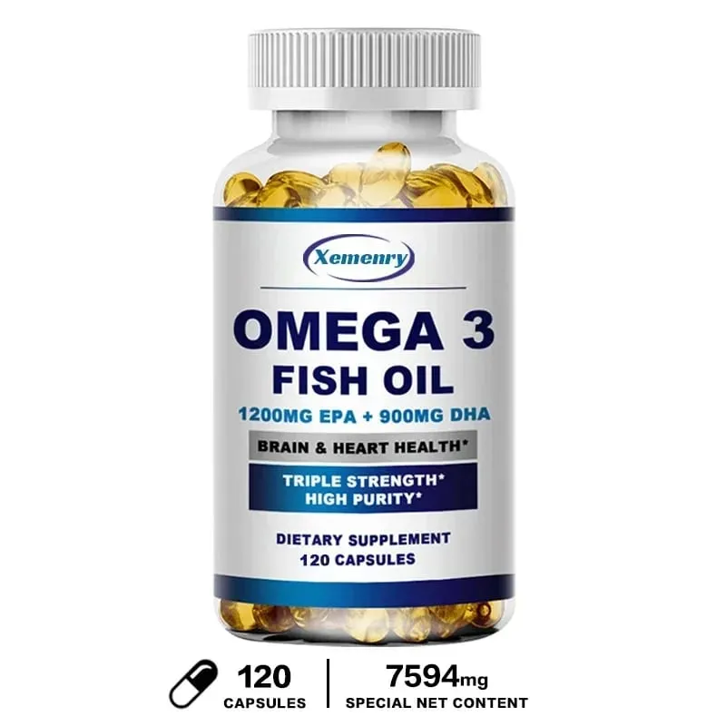Omega 3 魚油 - 支持大腦神經系統，有益於心血管和皮膚健康 抗氧化劑