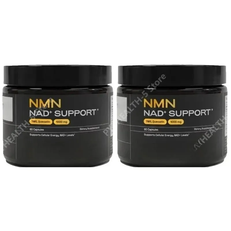 NMN 膠囊補充劑 1000 毫克 NAD+ 補充劑支持大腦能量 60 粒膠囊