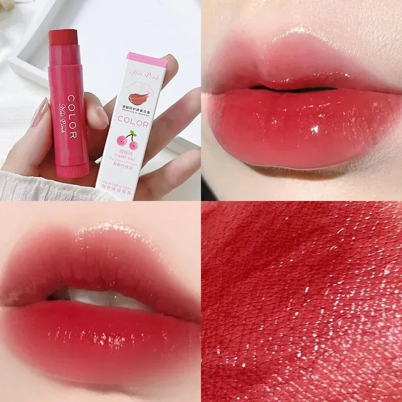 Conjunto de óleo labial com brilho de água, 3 peças, hidratante de longa duração, anti-secagem, bálsamo labial colorido, batom desbotado, conjunto de maquiagem de linha labial — image 8