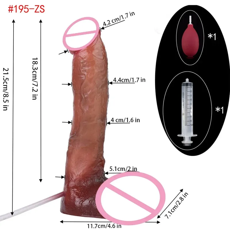 Pênis realista de silicone, ejaculação, grande vibrador realista com ventosa, toque de pele, brinquedos sexuais anais para mulheres