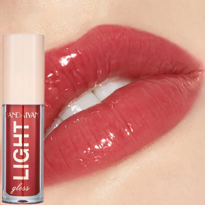 12 Colors Mirror Pearl Lip Gloss Long-lasting Moisturizing Shine Glitter Lip Glaze Waterproof Glass Liquid Lipstick Women Makeup