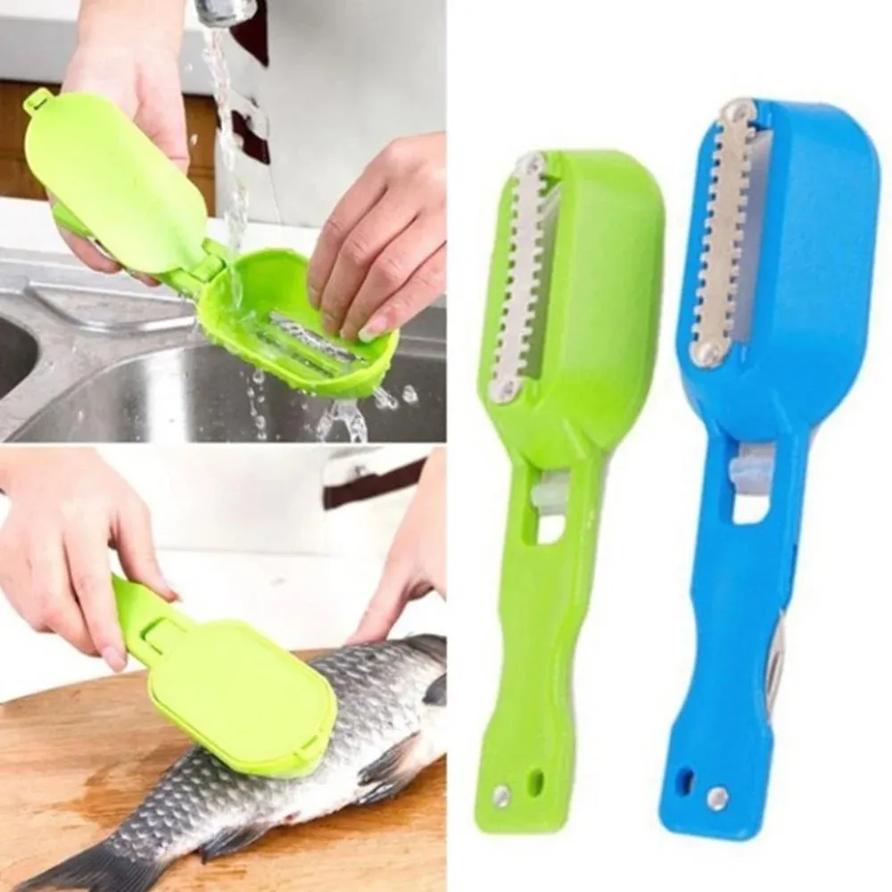 Multifunction Scraping Fish Scale Brush Disassembly Fish Knife Quickly Cleaning Fish Scales Home Kitchen Tool