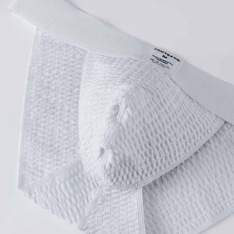 Homens tecido malha garfo alto breve adulto roupa interior respirável u bolsa elástica macia g-string tanga unissex calcinha masculina