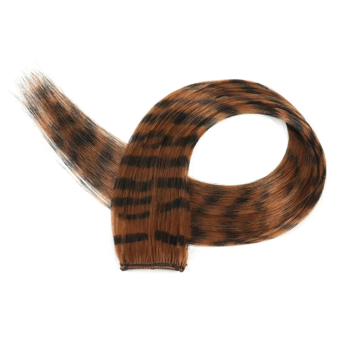 Feather Hair Extensions Colored Synthetic Hair Feather Colorful False Hair Extension Mixed Color Straight Hair For Women Girls