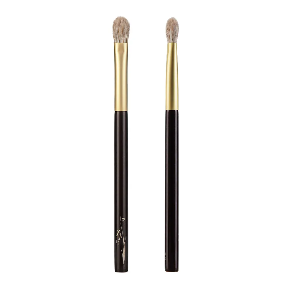 SD09 Pincel de maquiagem artesanal profissional, pincel grande para sombra de olhos, cabra macia, cabelo de raposa vermelha, pincéis de maquiagem — image 2