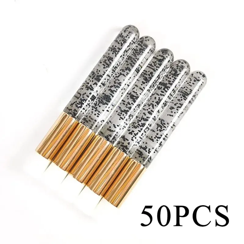 Atacado 30/50 pçs escovas de limpeza de cílios para extensões de cílios glitter lash shampoo escovas nariz poros limpeza ferramentas de maquiagem — image 11