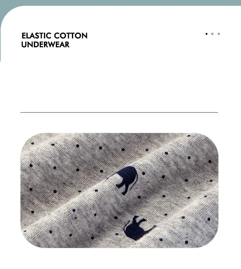 4Pcs/Lot Boxer Shorts Men Underwear Cotton Underpants Comfortable Breathable Male Trunk U Convex Print Panties High Quality