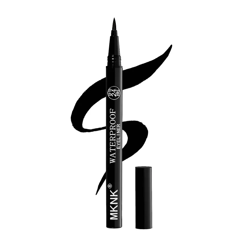 Common Eyeliner for Men and Women Waterproof Long-lasting Fast Drying Black Eyeliner Pen Men's Eyeliner Eye Makeup Cosmetics