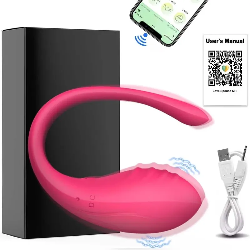 無線藍牙 G 點振動器女式假陽具 APP 遠端控制穿戴式陰蒂振動蛋女性內褲成人性玩具