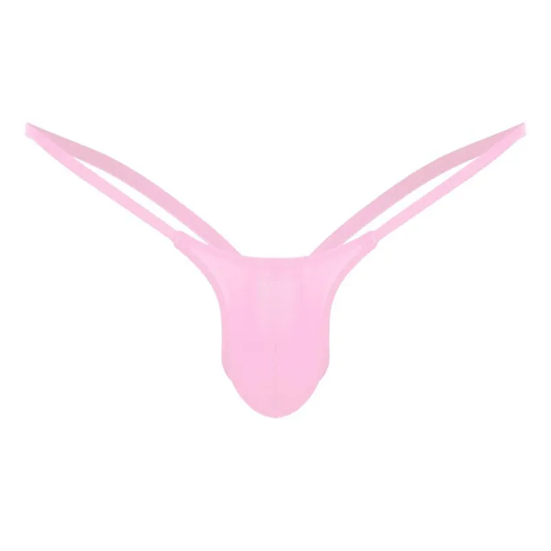 Ultra-fino gay homem tanga g-string sem costura jockstrap micro t-back roupa interior masculino corda biquíni roupa de banho bolsa underpant a50 — image 2