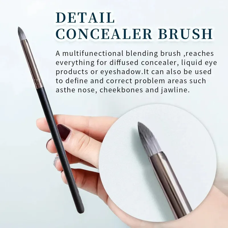 1/3 pçs profissional clássico natural pincéis de maquiagem para os olhos conjunto sombra sobrancelha mistura smokey preto beleza compõem pincéis