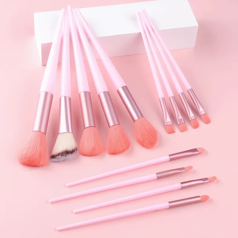 Conjunto de pincéis de maquiagem, 13 peças, profissional, base macia, pó, corretivo, sombra, delineador, blush, maquiagem cosmética, ferramenta de beleza — image 7