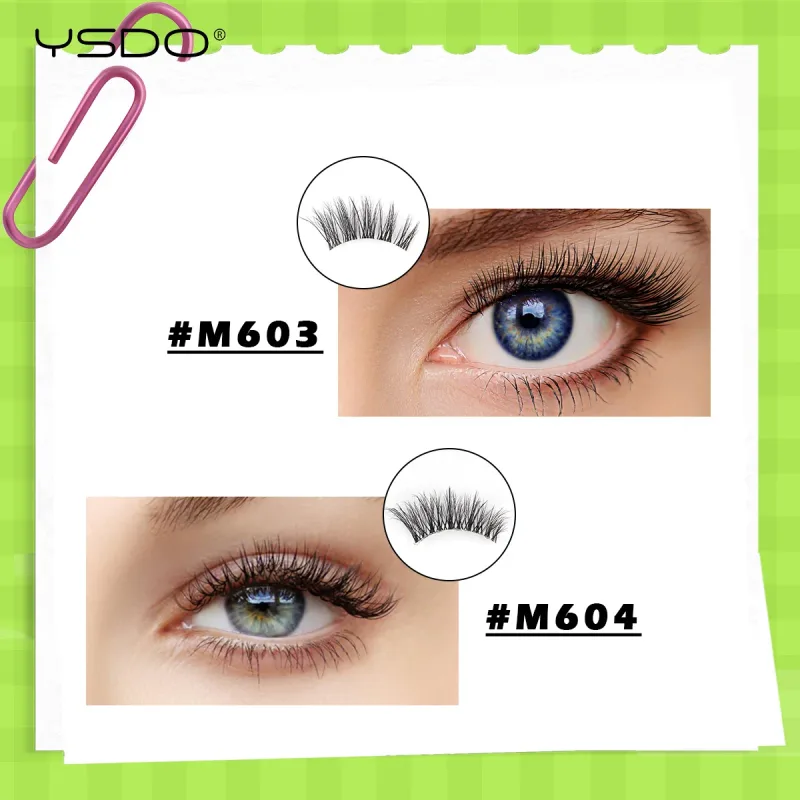 Half EyeLashes Natural Fluffy False Eyelashes Cat Eye Lash 3D Faux Mink Lashes Soft Winged Eyelash Extension Makeup Tool