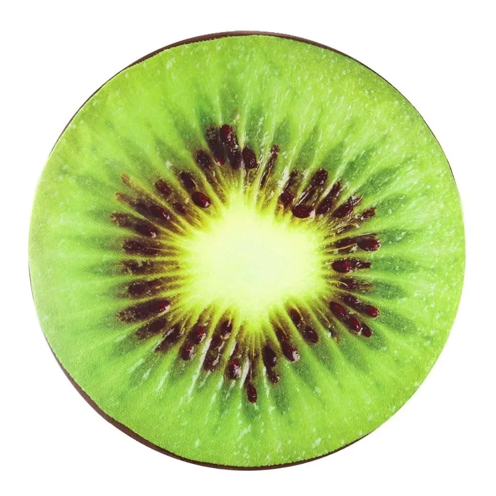 Suave y cómodo, divertido sofá, almohada para jardín, comedor, cojines para asientos al aire libre, almohada redonda, cojines para asientos de frutas, cojines para sillas