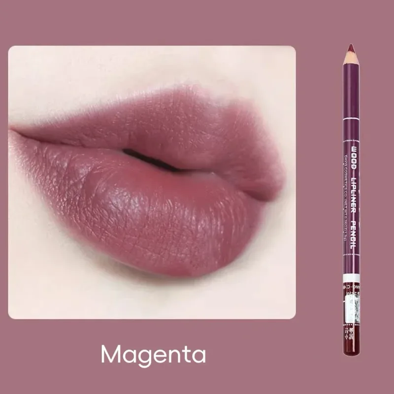 Waterproof Lip Liner Matte Nuede Red Long Lasting Makeup Pens Non-stick Cup Lipstick Women Party Makeup Lip Cosmetics