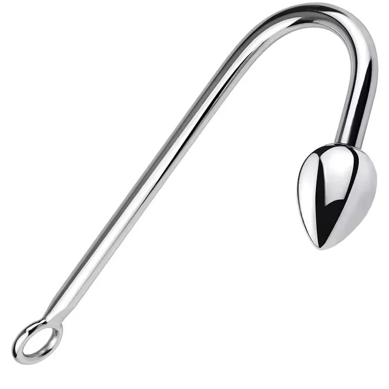 Pequeno médio grande 3 bolas conjunto de metal anal gancho contas cabeça butt plug dilatador massageador de próstata inserção bdsm brinquedo sexual para o sexo masculino