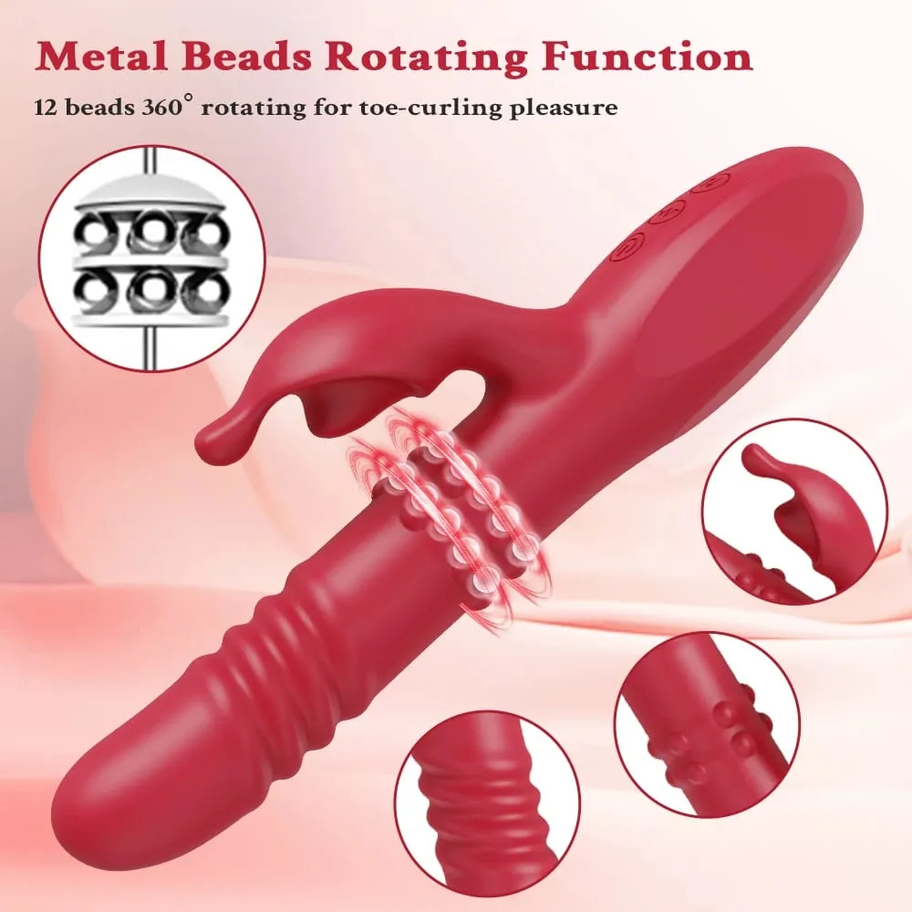 3 em 1 impulso rotativo vibrador clitóris massageador telescópico g ponto estimulador feminino vibrador adulto brinquedos sexuais masturbador feminino