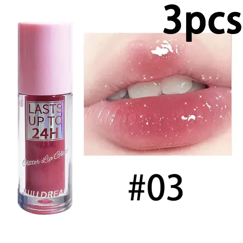 Luz fluida brilho labial esmalte de longa duração brilho labial à prova dwaterproof água batom líquido maquiagem óleo labial matiz hidratante