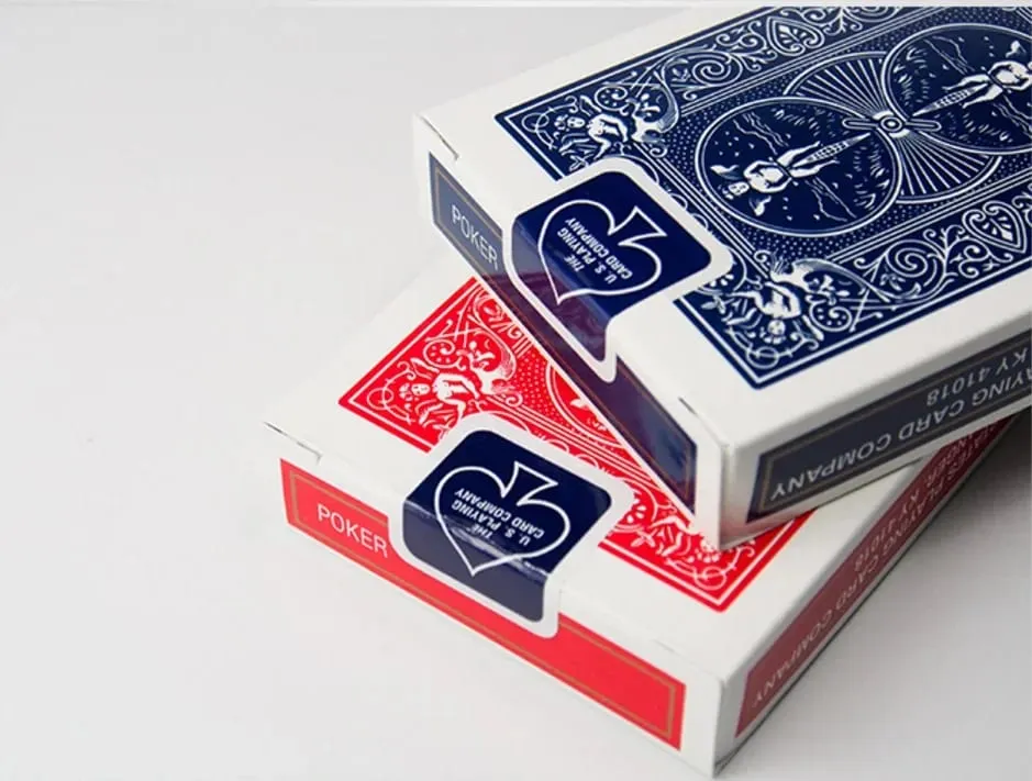 Cartas de jogo para ciclistas, versão internacional, azul/vermelho, baralho padrão regular, jogos de cartas, truque de mágica, adereços para mágicos