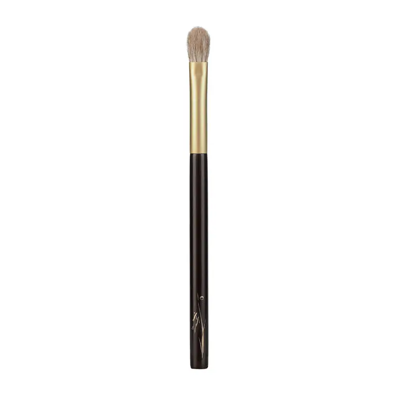 SD09 Pincel de maquiagem artesanal profissional, pincel grande para sombra de olhos, cabra macia, cabelo de raposa vermelha, pincéis de maquiagem