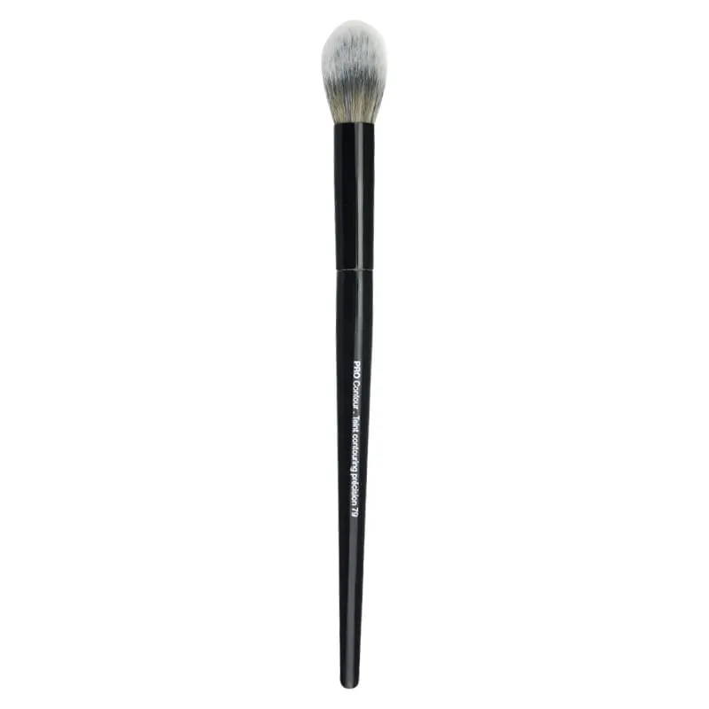 1pc maquiagem chanfrada fundação pó contorno sombra de olho escova ferramenta ultra macio compõem afilado liquidificador destaque sombra de sobrancelha