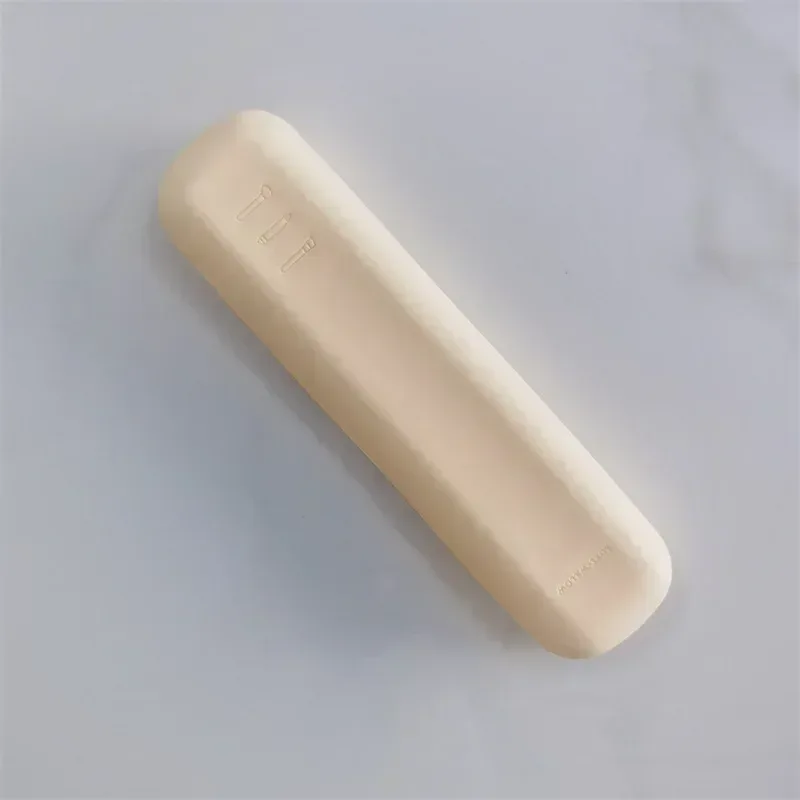 Suporte de escova de maquiagem de viagem silicone escovas cosméticos saco de armazenamento portátil beleza esponja caso organizador de maquiagem para viajar