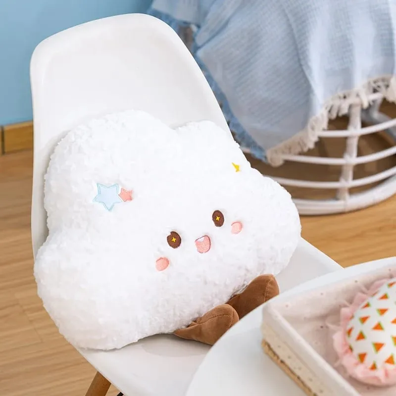 لطيف الكرتون قوس قزح سحابة وسادة Kawaii وسادة محشوة لينة ملء المنزل مكتب سيارة وسادة نوم مسند الظهر هدايا جيدة — image 9
