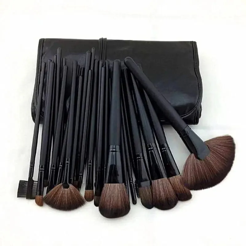 24 pcs Makeup Brush Sets Professional Cosmetics Brushes Eyebrow Powder Foundation Shadows Pinceaux Make Up Tools