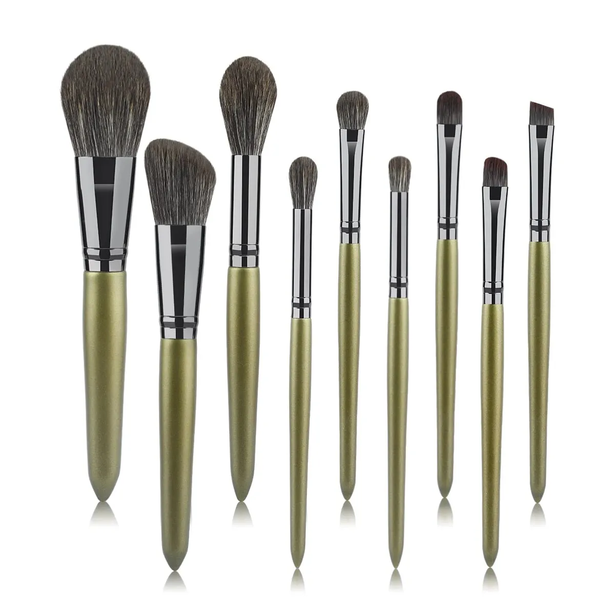9PCS Makeup Brushes Set Eye Shadow Foundation Powder Contour Makeup Brush Cosmetic Beauty Tool Kit Free Shipping