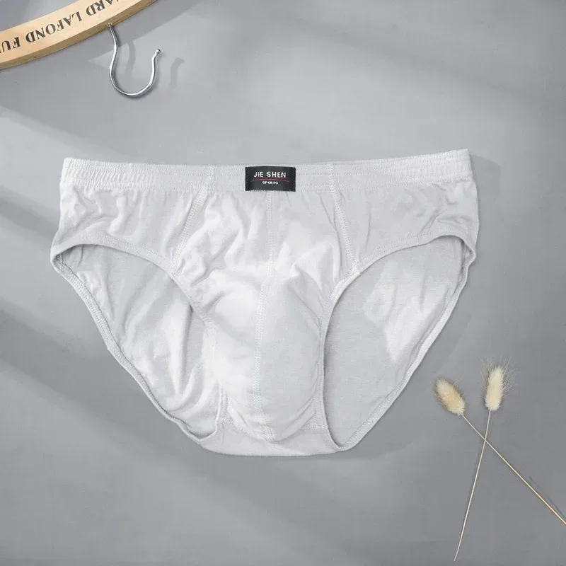 1 件棉質內褲男士舒適內褲男透氣內衣內衣內褲 Plue 尺寸 Xl -5XL