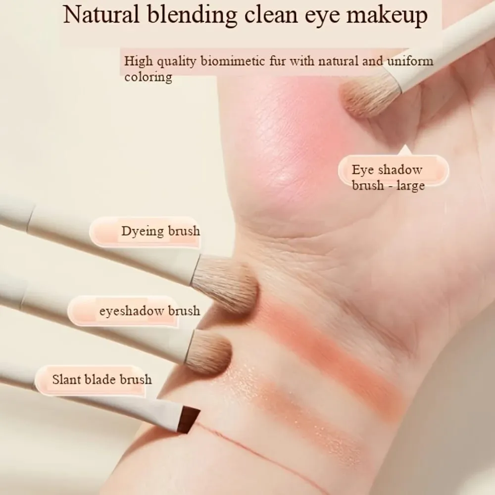 12pcs conjunto de pincéis de maquiagem profissional com pincéis Kabuki e cerdas de nylon - kit inicial completo adequado para blush de base