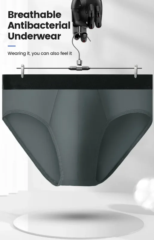 Men's all-cotton underwear for summer, thin pure cotton triangle pants, low waist, sexy underpants, oversized shorts