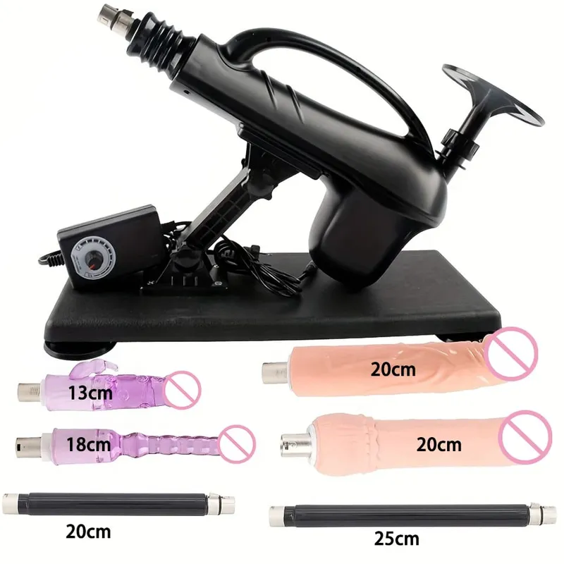 自動性愛機器 3XLR 假陽具配件女性自慰震動器按摩槍男性性玩具情侶成人用品