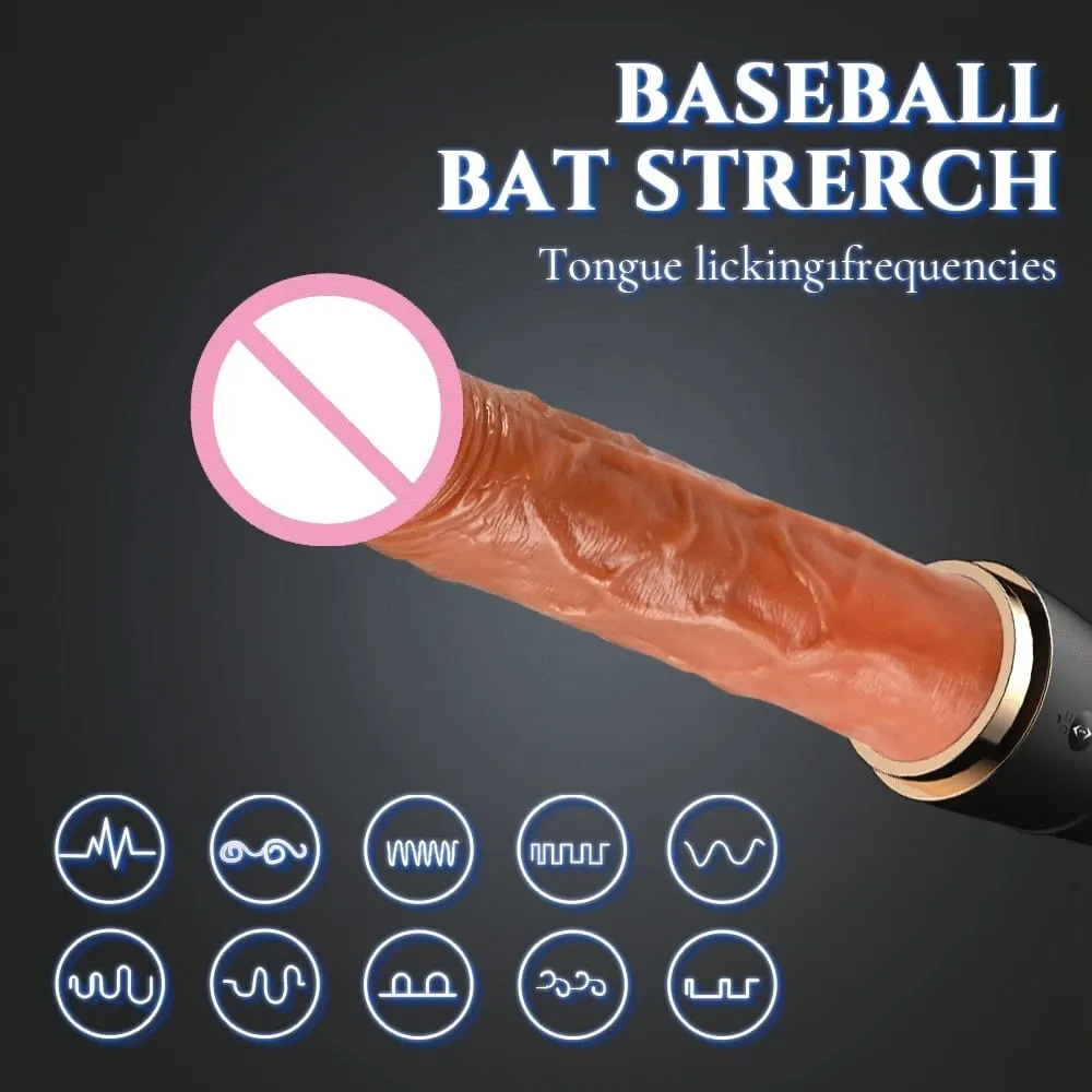 19CM Realistic Thrusting Dildo Vibrator for Women Vagina Anal Stimulator Heating Auto Telescopic Masturbator Sex Toys for Couple