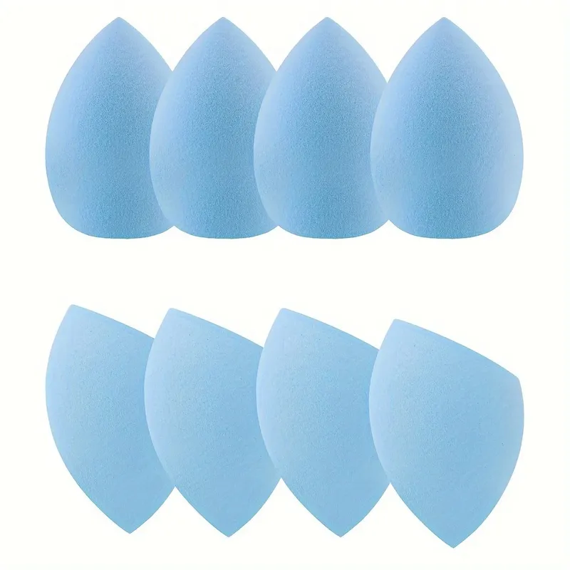 8 pçs beleza ovo maquiagem esponja liquidificadores beleza esponjas fundação aplicador maquiagem puff compõem ferramentas — image 10