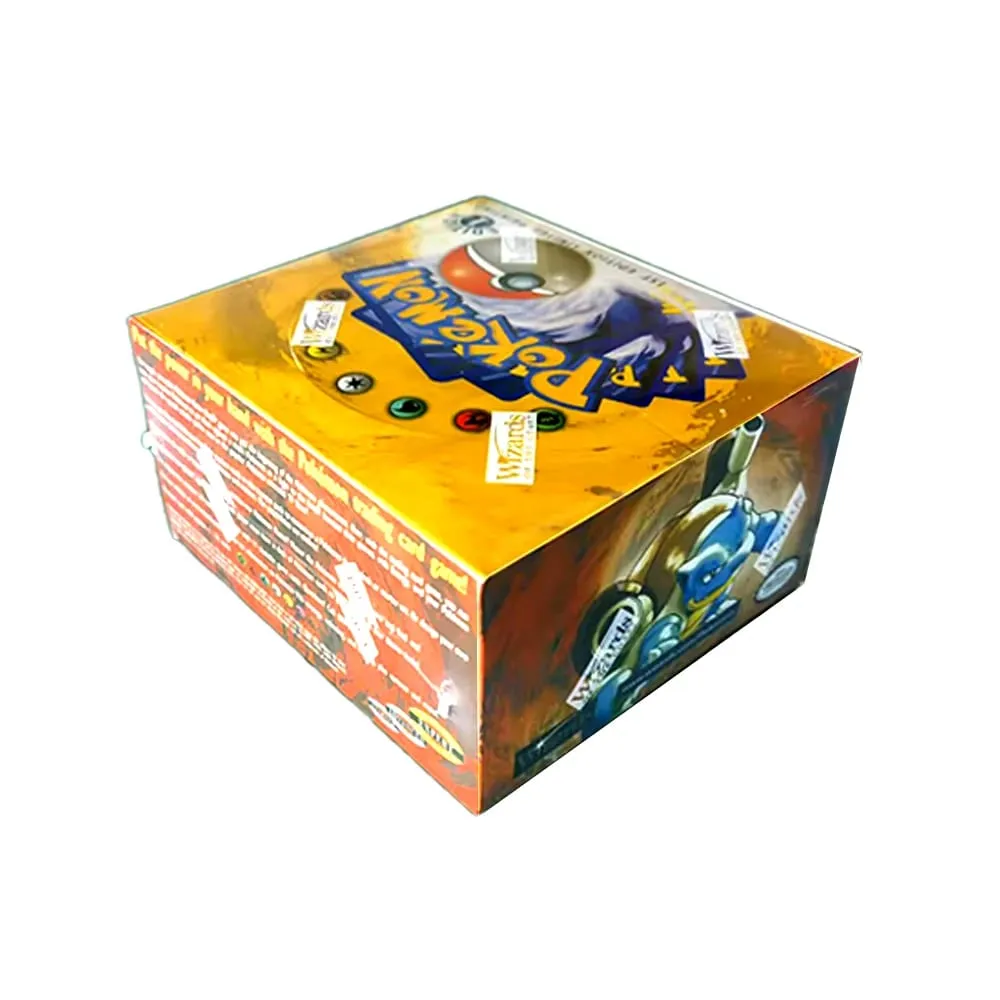 Conjunto de base 1ª edição shadowless booster box pokemon cartões ptcg proxy clássico anime coleção cartão 1 conjunto 36 pacotes 1 pacote/11 cartão
