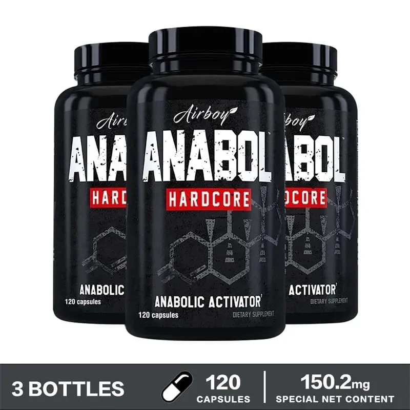 Anabol Hardcore Supplement - Helps Build Lean Firm High-quality Muscle Promoting Muscle Growth Recovery & Strength Enhancement