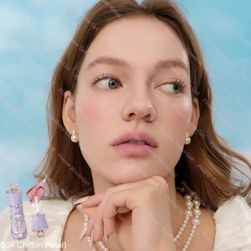 Flor sabe kit de maquiagem completa caixa de presente de luxo sombra paleta blush lábio creme mão espelho clipe de cabelo saco pingente bonito beleza cos
