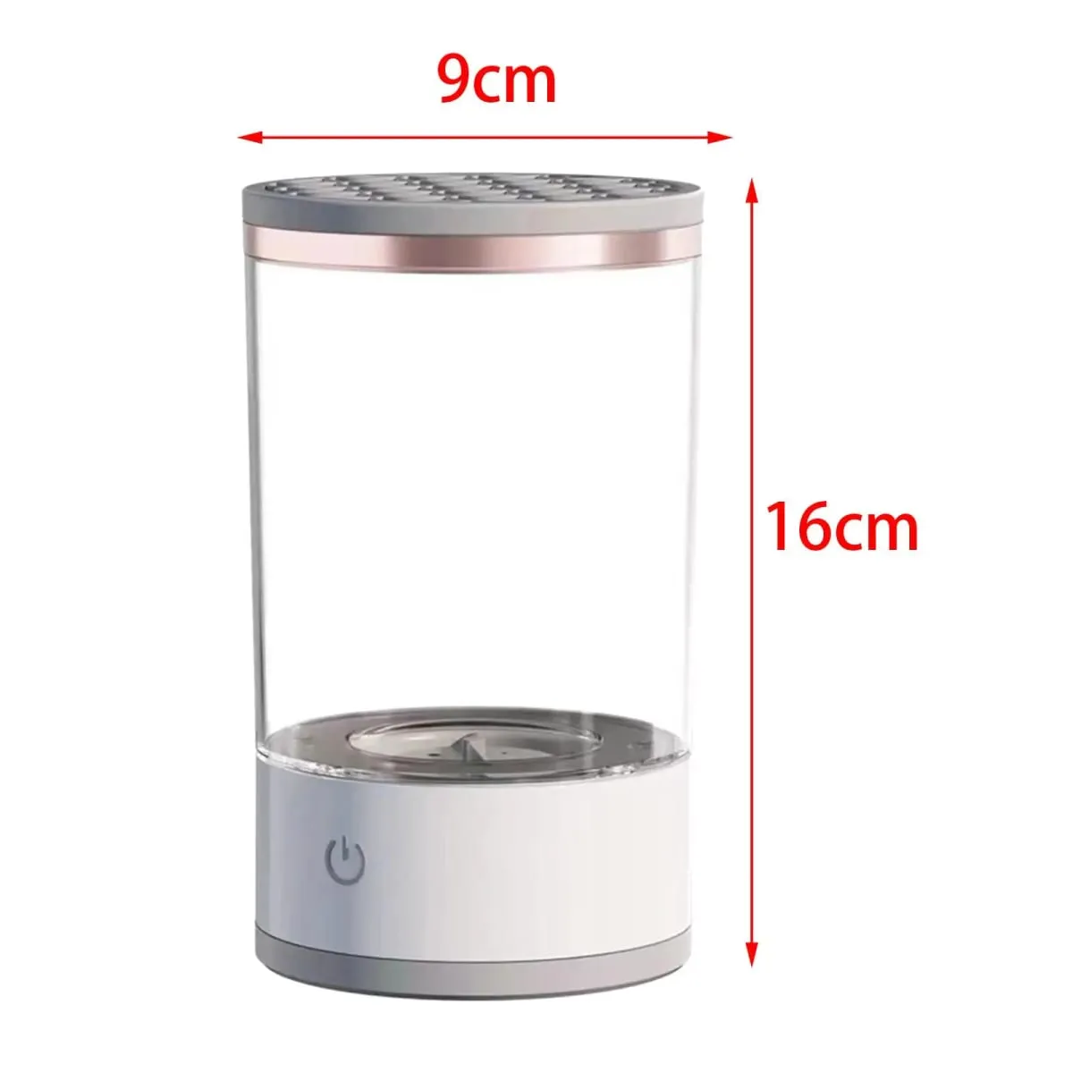Poderoso limpador de pincel de maquiagem elétrico, dispositivo de limpeza profunda para sombra, corretivo, blush, ferramentas de maquiagem