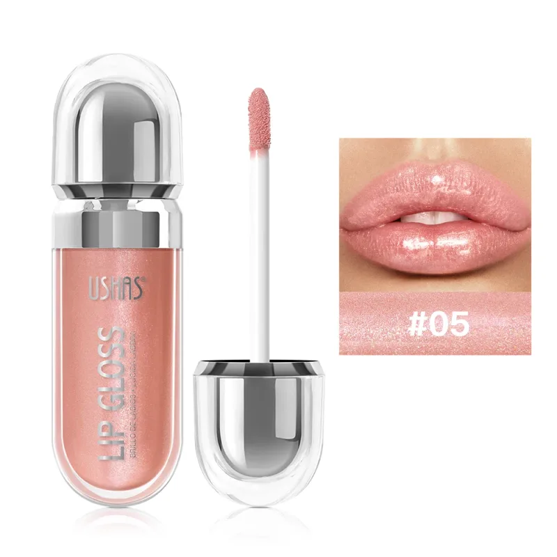 Shimmer Lip Gloss 12 Shades Glass High Shine Non-Sticky Moisturizing Long Lasting Plumping Lip Makeup — image 13