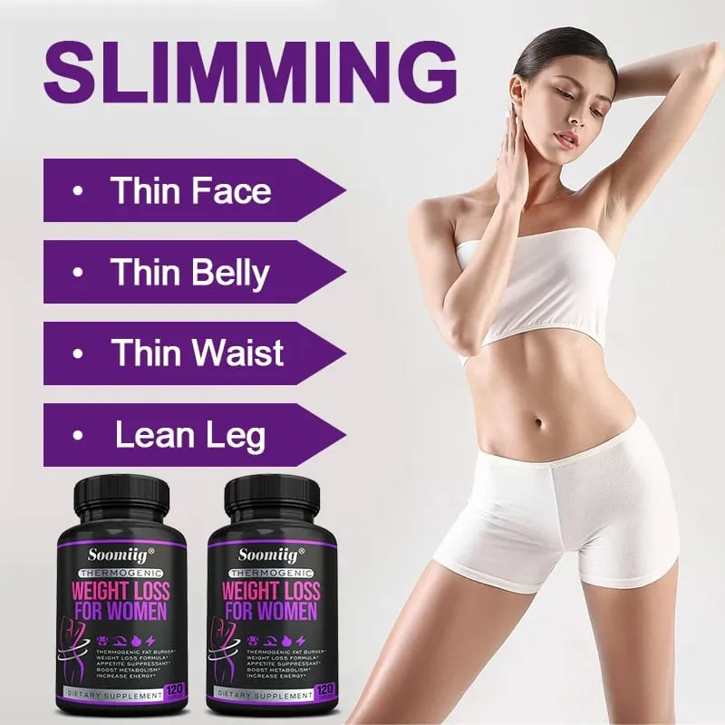 Suplementos para perda de peso Supressor de apetite Suporte ao metabolismo noturno ajuda a reduzir o acúmulo de gordura 120 cápsulas — image 2