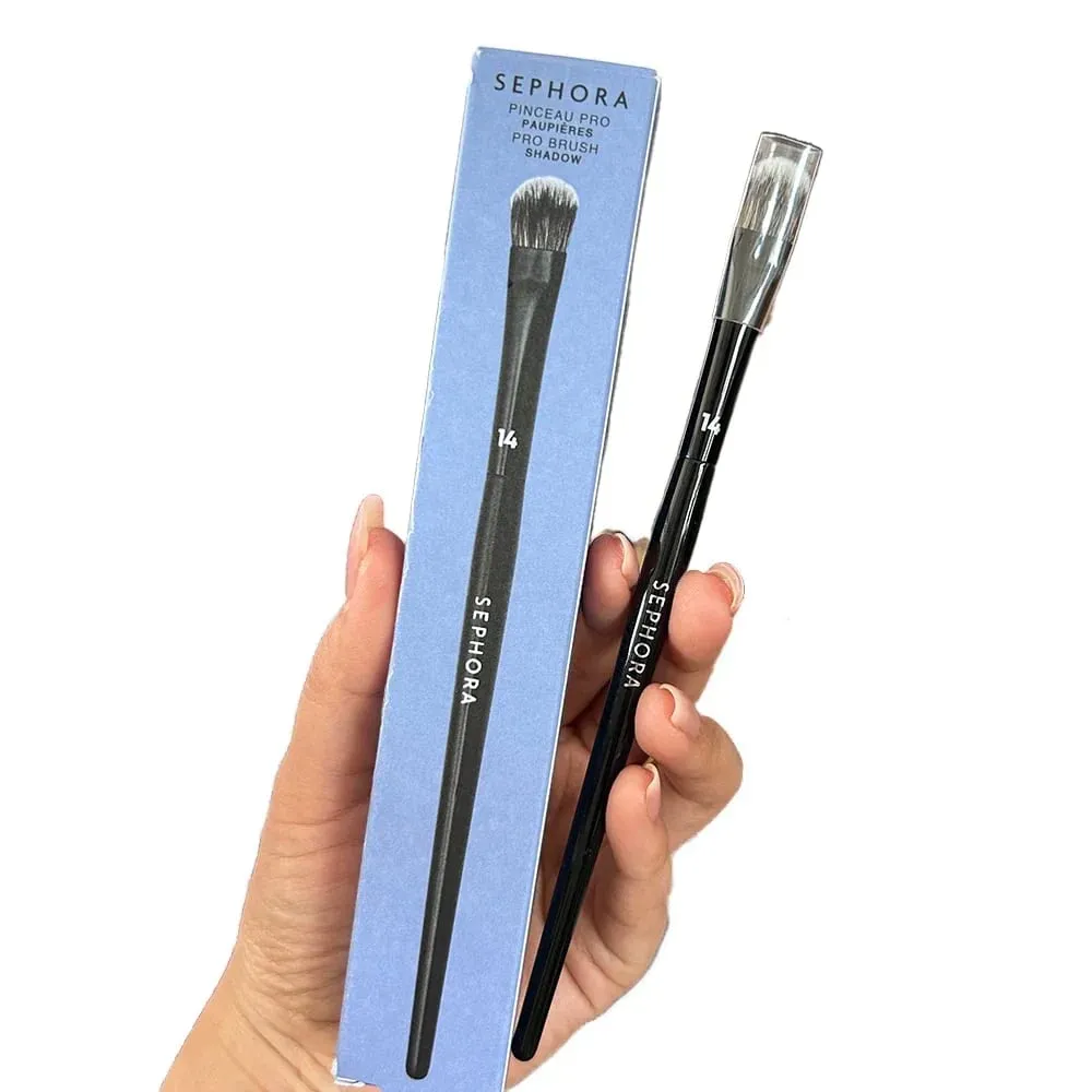 Professional Makeup Brushes Black Face Powder Blush Contour Eye Shadow Crease Blending Cosmetic Tools with box