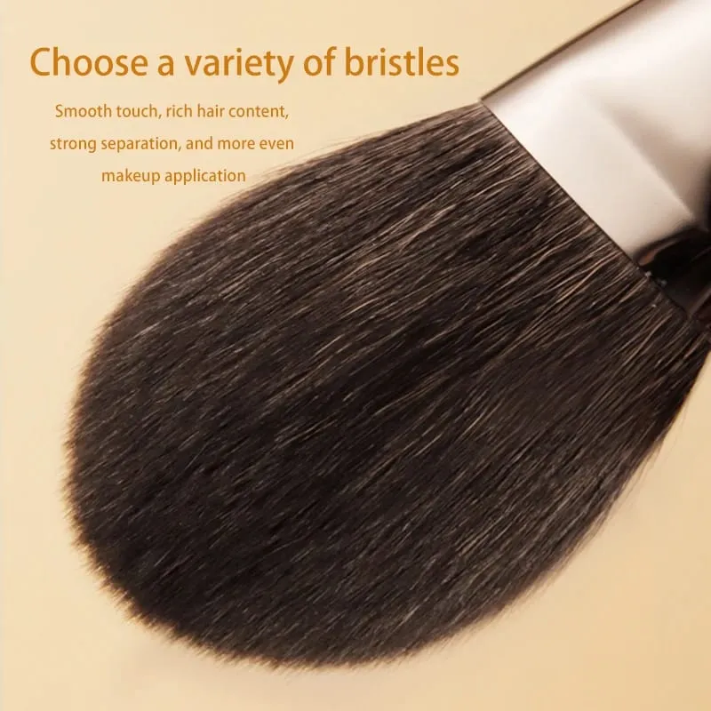 Escova cosmética-cabelo natural minúsculo alça de cintura série pincéis de maquiagem-20pcs conjunto de pincéis base sombra em pó — image 2