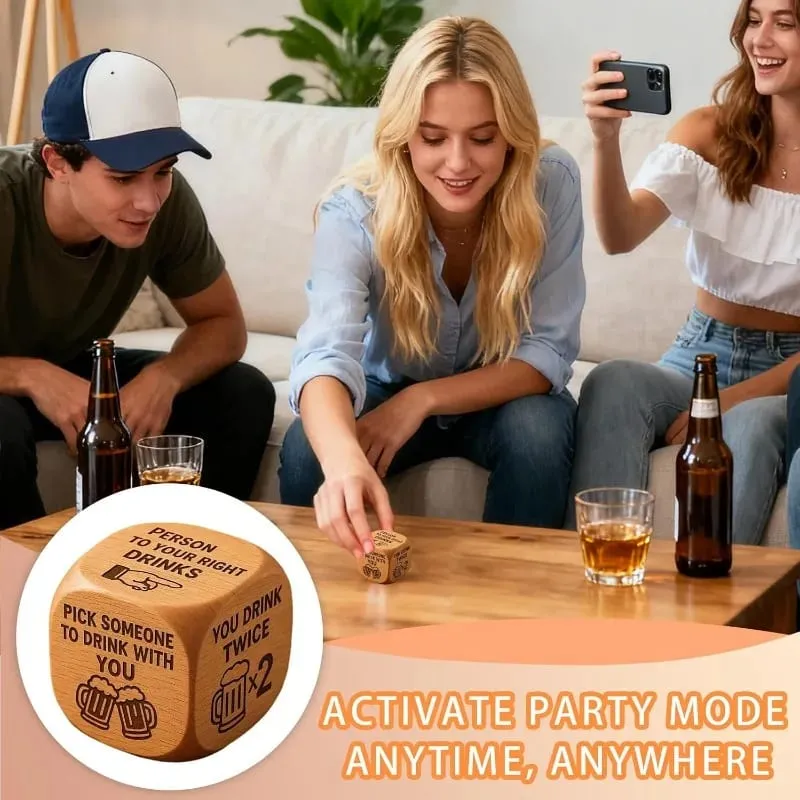 Jogos de beber para adultos, festa, dados interativos engraçados, cartas de jogo, atividades noturnas em grupo para amigos, casais, eventos sociais