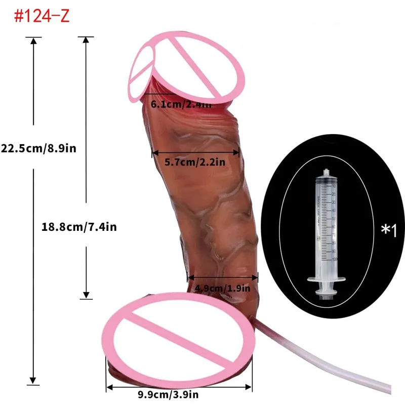 Pênis realista de silicone, ejaculação, grande vibrador realista com ventosa, toque de pele, brinquedos sexuais anais para mulheres