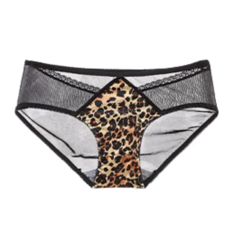 Conjunto de sutiã de fixação frontal com estampa de leopardo confortável para mulheres sem costas peito pequeno melhorando lingerie venda quente