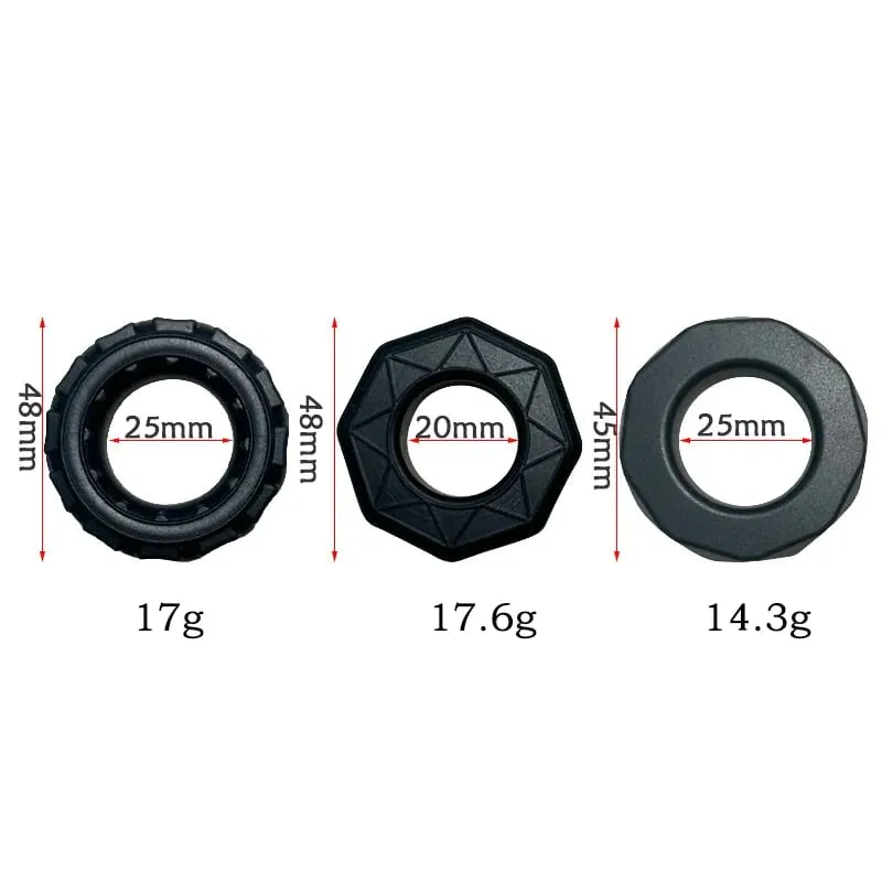 Anel elástico de bloqueio de esperma masculino silicone atraso ejaculação pênis anel brinquedos sexuais para homens pau ereção maca anel adulto suprimentos — image 2