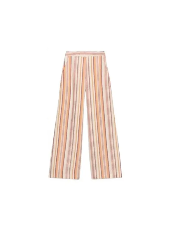 Vestido maxi envoltório de manga comprida com listra vertical de linho com decote em V bainha assimétrica vestido de férias adequado para uso diário no trabalho