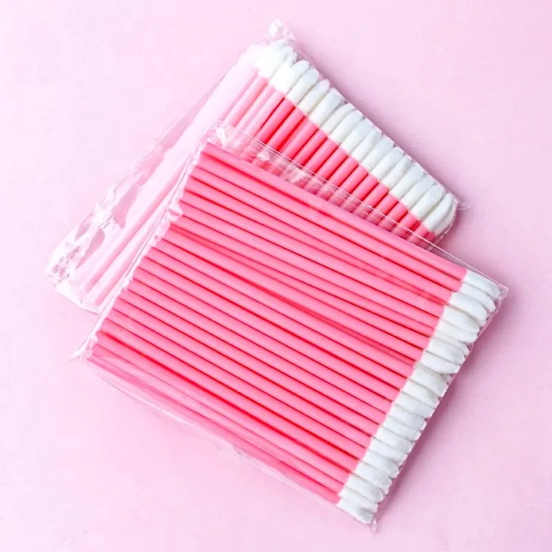 50 PCS Lipstick Brushes Applicators Lip Brush Cosmetic Mascara Wands Makeup Beauty Tool Lip Gloss Applicator Make up Brushes