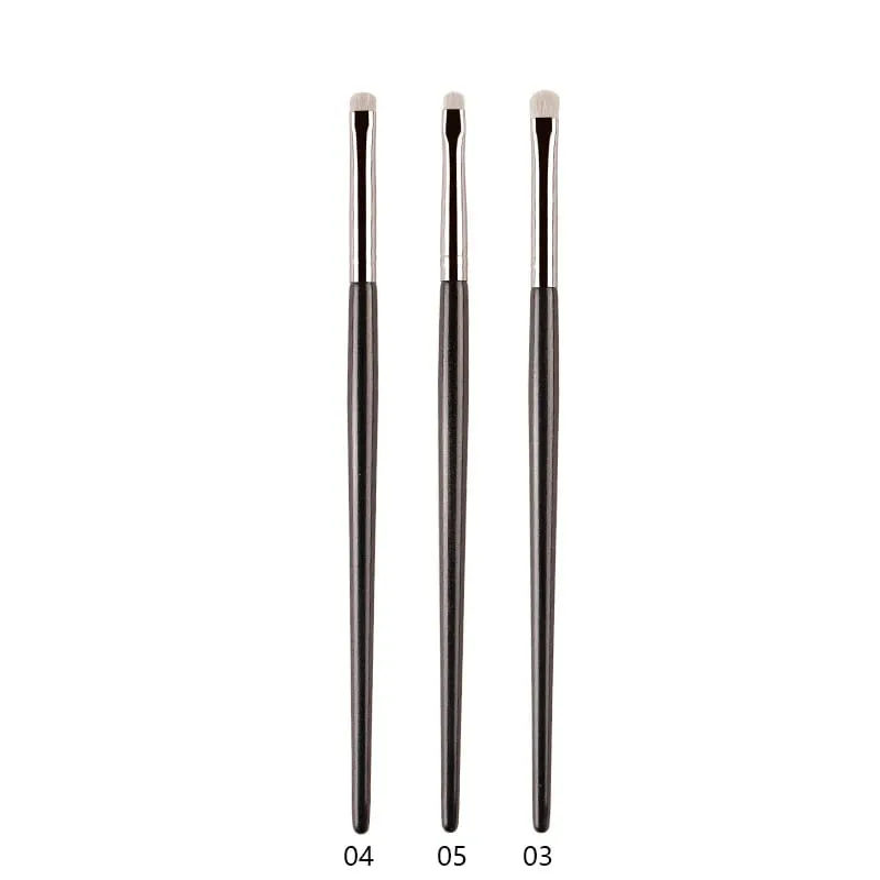 1pc White Pony Hair Eyeshadow Makeup brushes Small Smudge Precision Crease Detail Bevel Eye Shadow Make up brush Liner Lip